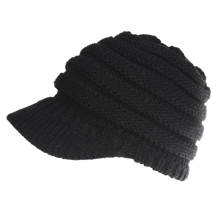 Female Winter Hats Soft Knitting Caps