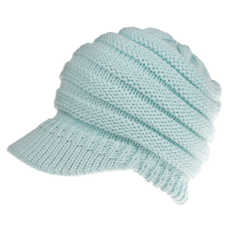 Female Winter Hats Soft Knitting Caps