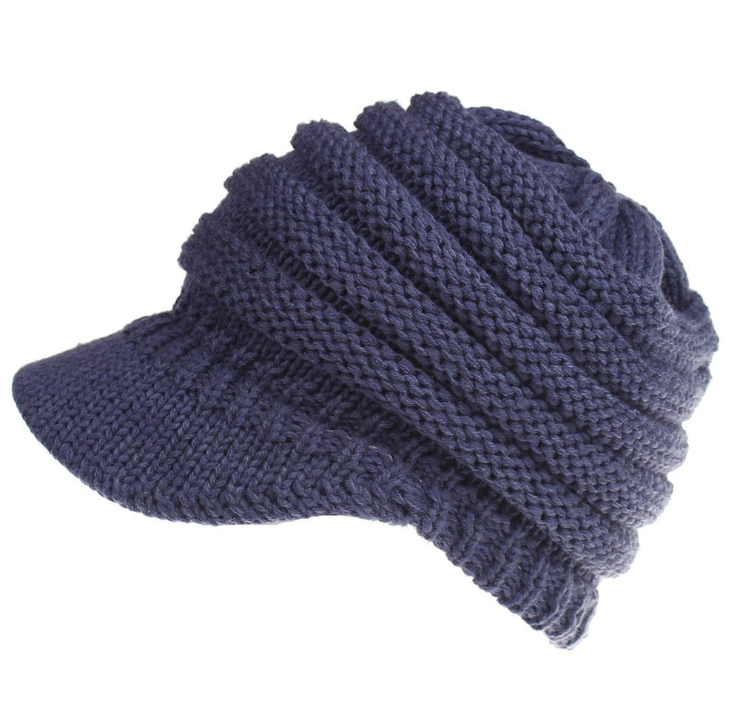 Female Winter Hats Soft Knitting Caps