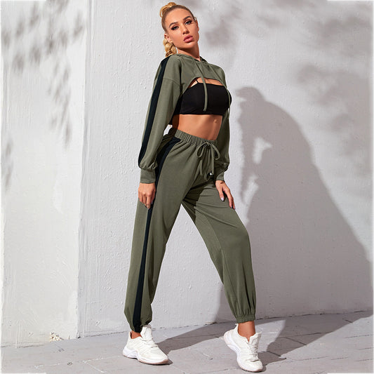 Fashion Loose Casual Sports Fitness Yoga Wear Suit